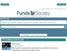 Tablet Screenshot of fundssociety.com